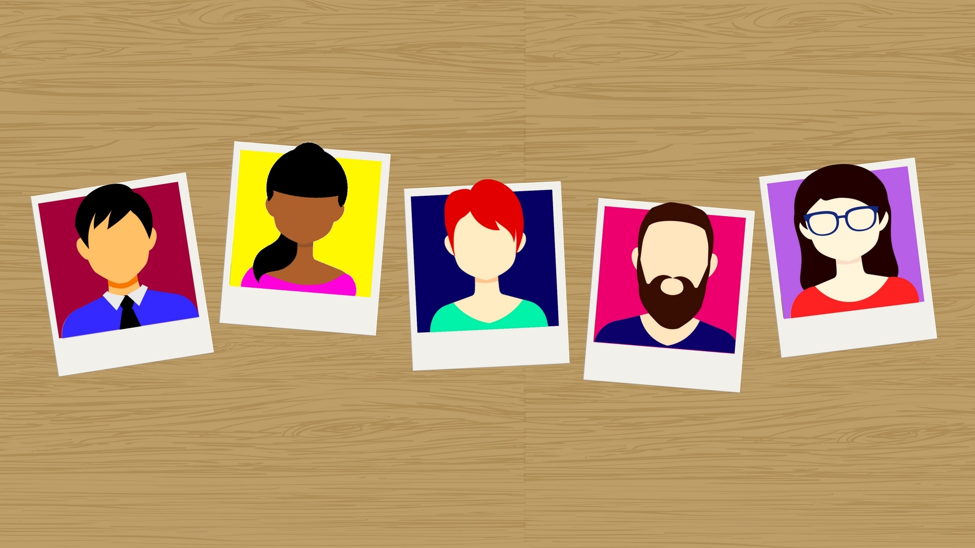Several avatars arranged on a desk, published to: "4 Tips for Creating a Winning Non-Profit Blog"