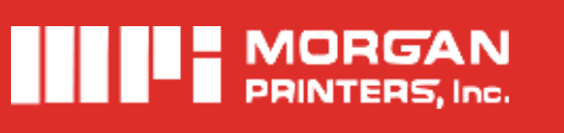 The Morgan Printers logo, published to: "Web Design, WordPress, SEO, Writing, Graphic Design, and Ecommerce for Morgan Printers"